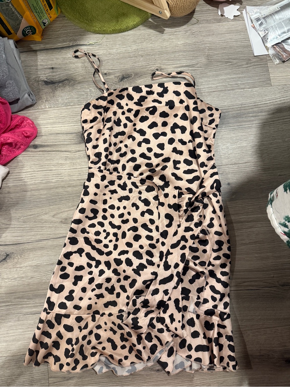 Princess Polly Beige and Black Leopard Print Maxi Dress